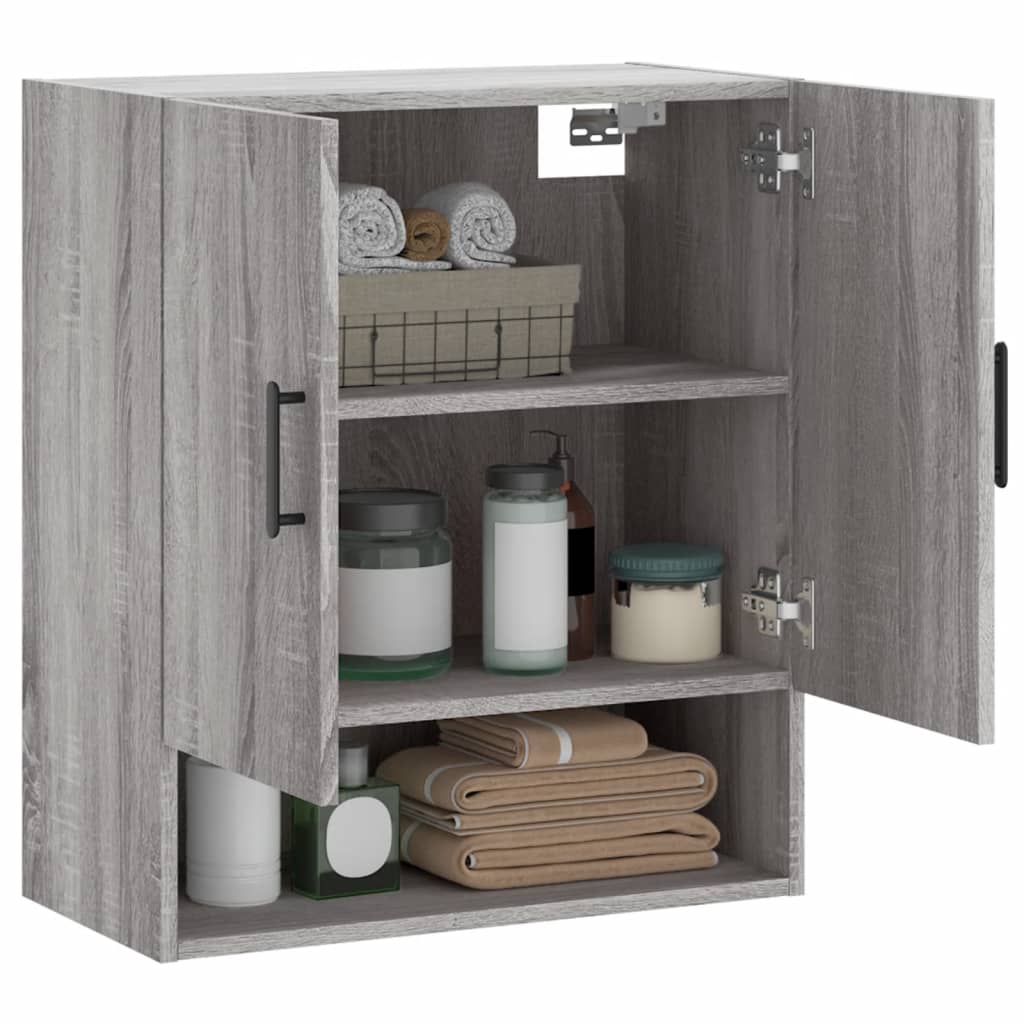 vidaXL Ντουλάπι Τοίχου Γκρι Sonoma 60 x 31 x 70 εκ. από Επεξεργ. Ξύλο