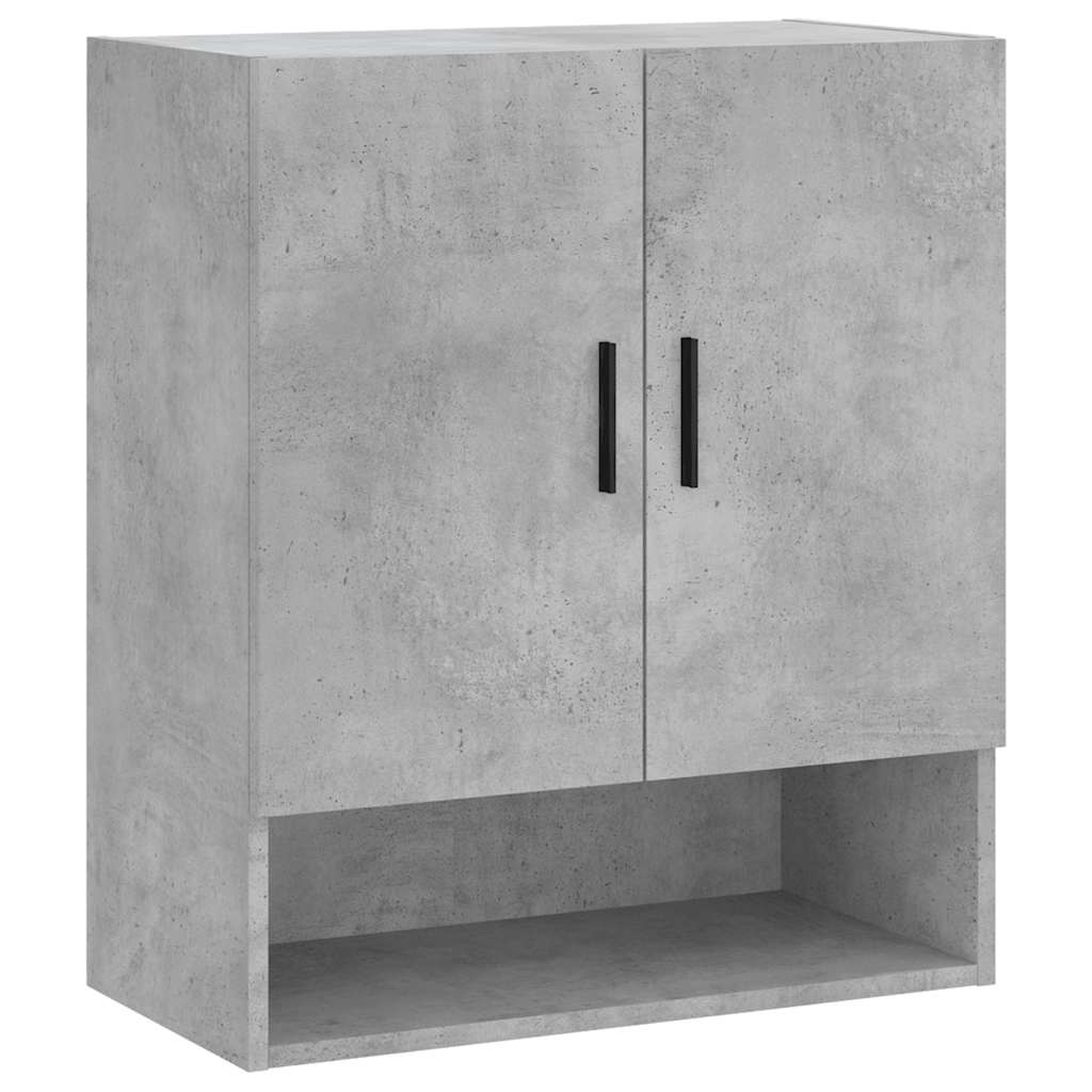 vidaXL Ντουλάπι Τοίχου Γκρι Σκυρ. 60x31x70 εκ. Επεξεργασμένο Ξύλο