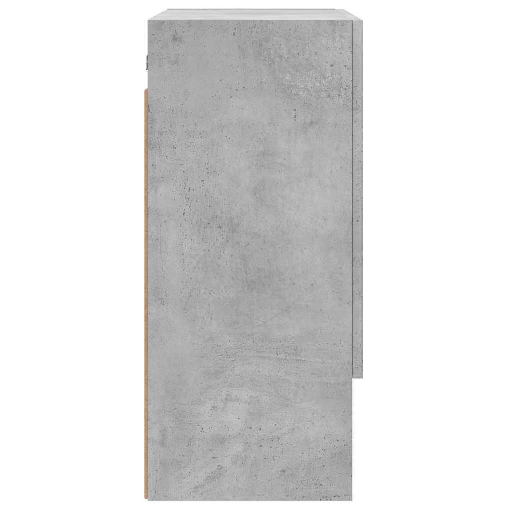 vidaXL Ντουλάπι Τοίχου Γκρι Σκυρ. 60x31x70 εκ. Επεξεργασμένο Ξύλο