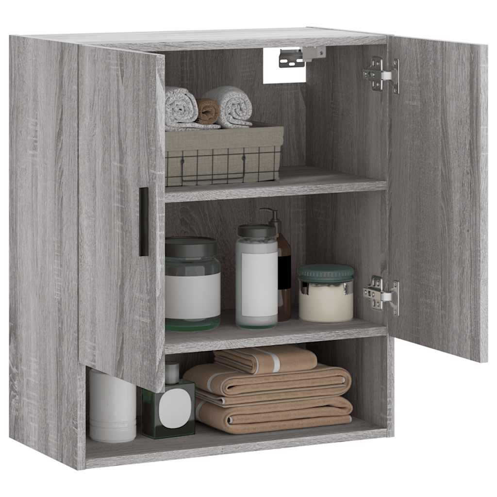 vidaXL Ντουλάπι Τοίχου Γκρι Sonoma 60 x 31 x 70 εκ. από Επεξεργ. Ξύλο