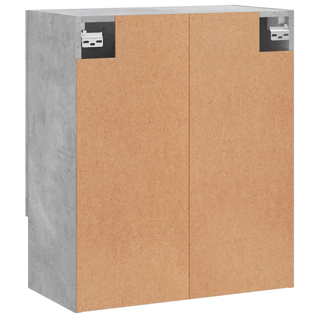 vidaXL Ντουλάπι Τοίχου Γκρι Σκυρ. 60x31x70 εκ. Επεξεργασμένο Ξύλο