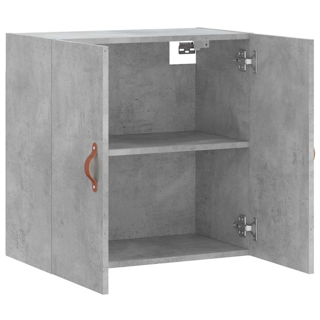 vidaXL Ντουλάπι Τοίχου Γκρι Σκυρ. 60x31x60 εκ. Επεξεργασμένο Ξύλο