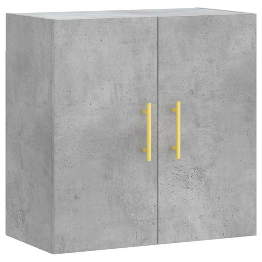 vidaXL Ντουλάπι Τοίχου Γκρι Σκυροδέματος 60x31x60 εκ. Επεξεργ. Ξύλο