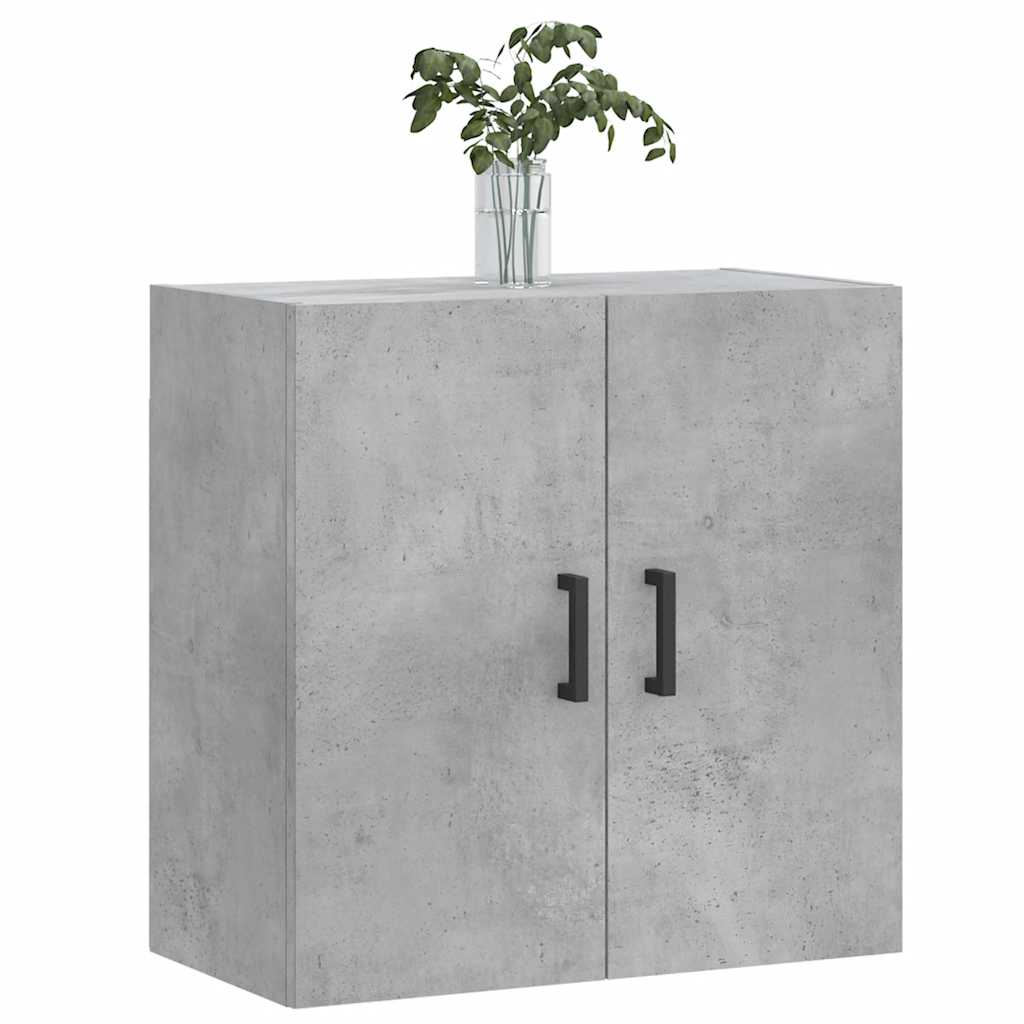vidaXL Ντουλάπι Τοίχου Γκρι Σκυροδέματος 60x31x60 εκ. Επεξεργ. Ξύλο