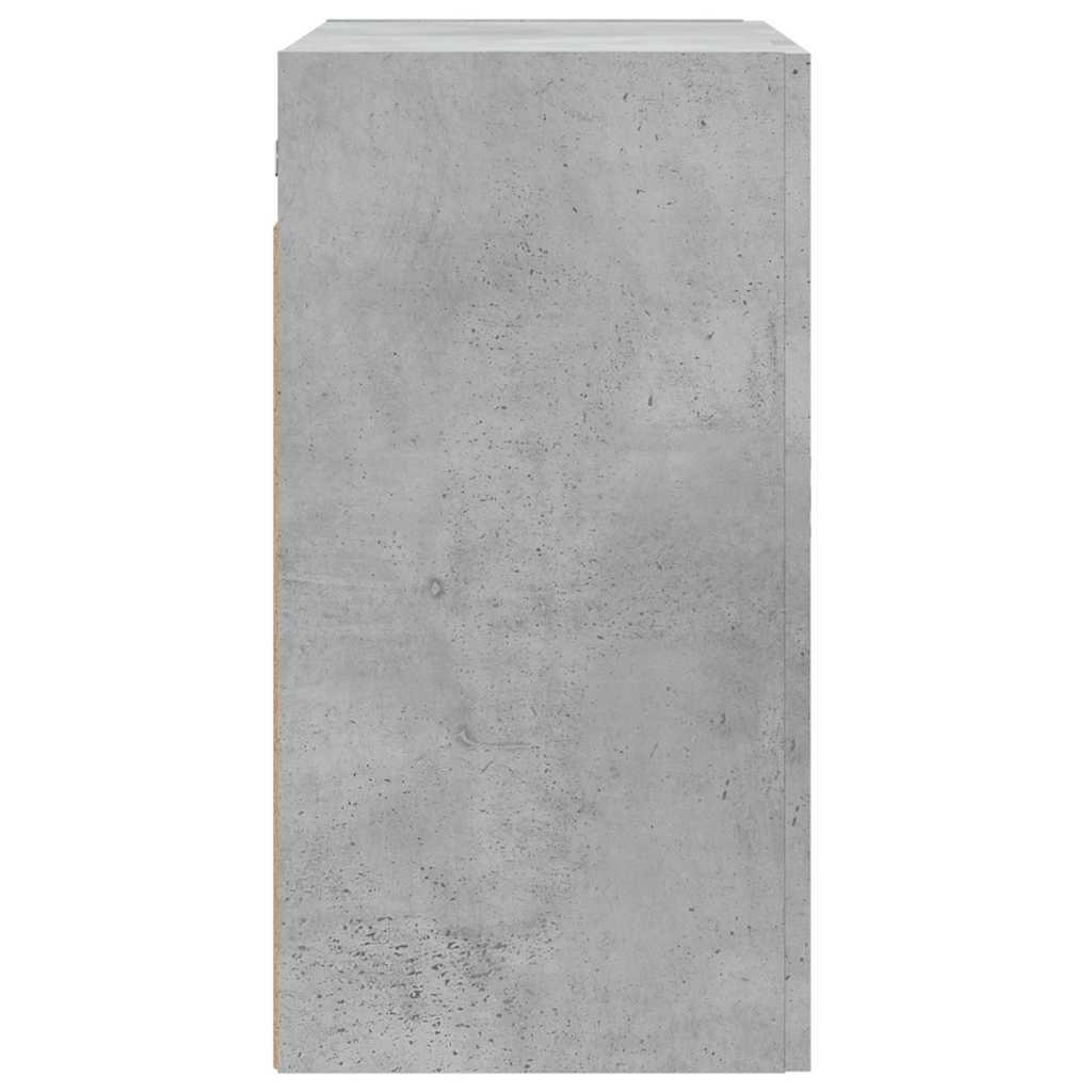 vidaXL Ντουλάπι Τοίχου Γκρι Σκυροδέματος 60x31x60 εκ. Επεξεργ. Ξύλο