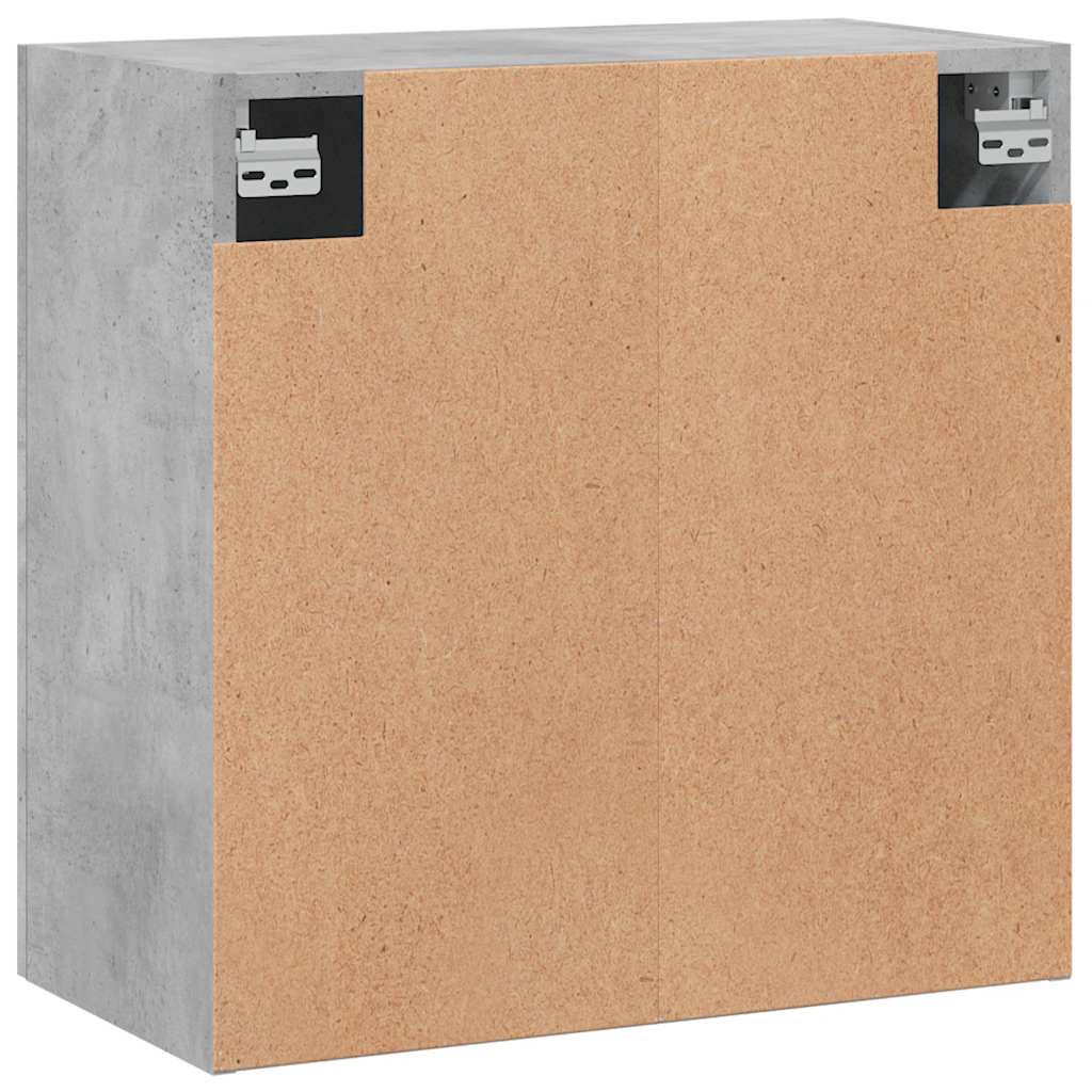 vidaXL Ντουλάπι Τοίχου Γκρι Σκυροδέματος 60x31x60 εκ. Επεξεργ. Ξύλο