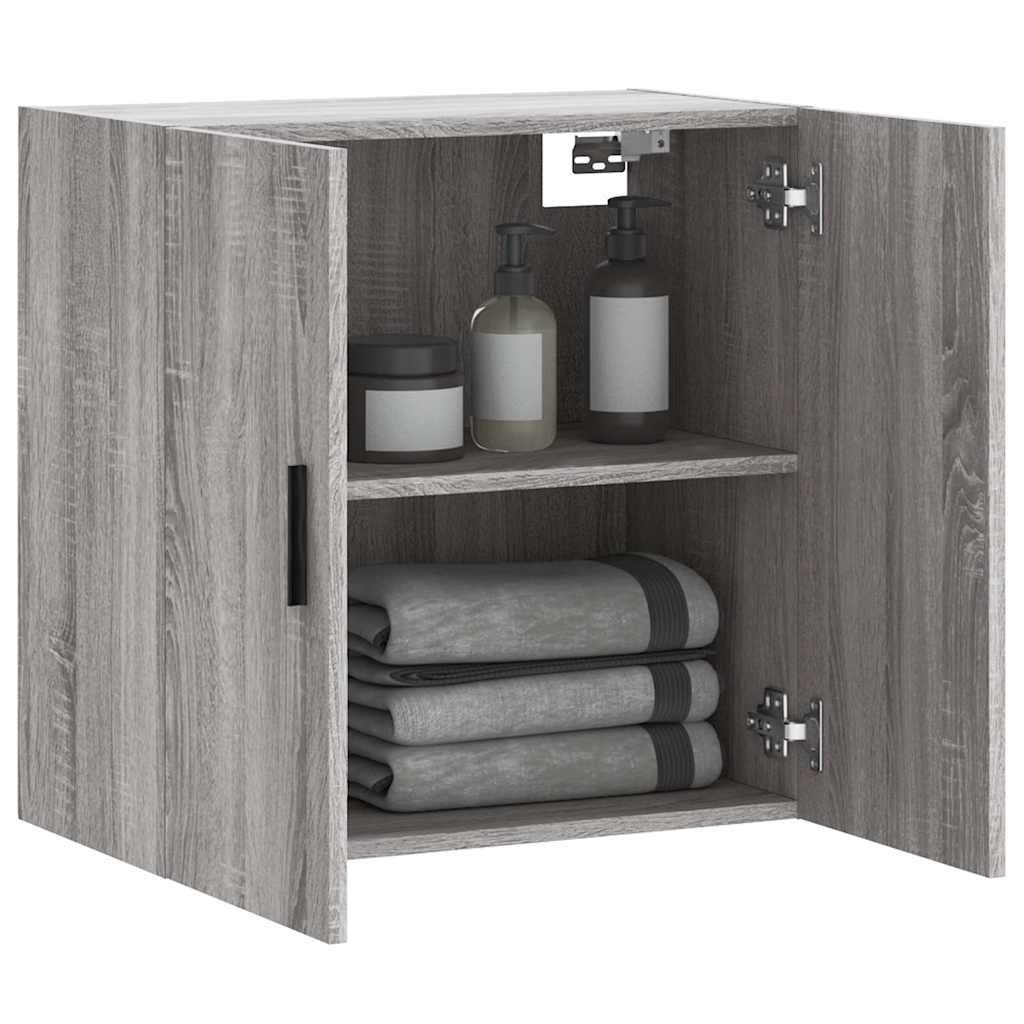 vidaXL Ντουλάπι Τοίχου Γκρι Sonoma 60x31x60 εκ. από Επεξεργασμένο Ξύλο