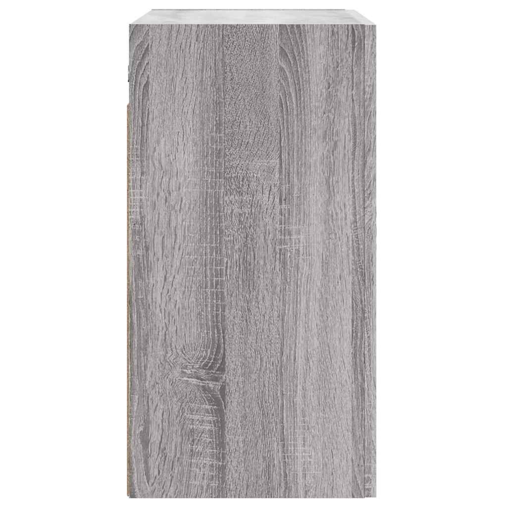vidaXL Ντουλάπι Τοίχου Γκρι Sonoma 60x31x60 εκ. από Επεξεργασμένο Ξύλο
