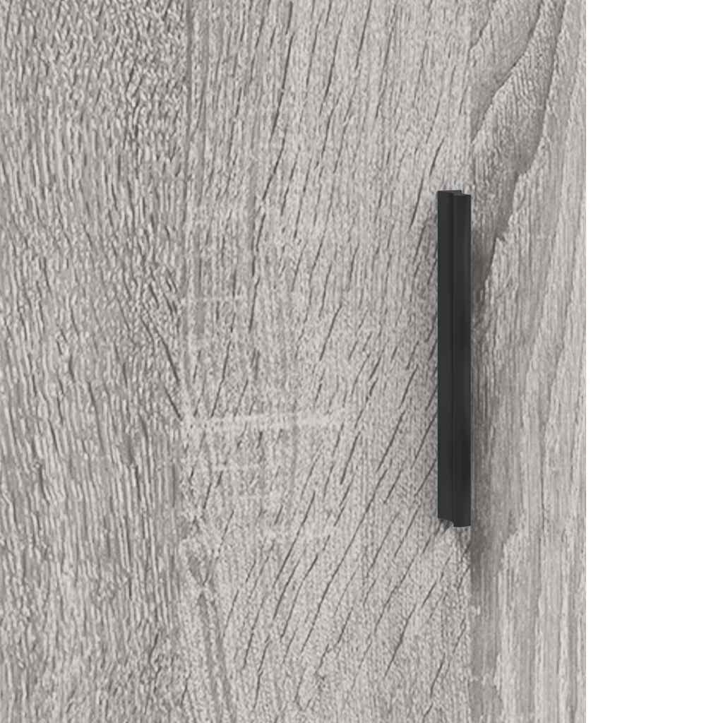 vidaXL Ντουλάπι Τοίχου Γκρι Sonoma 60x31x60 εκ. από Επεξεργασμένο Ξύλο