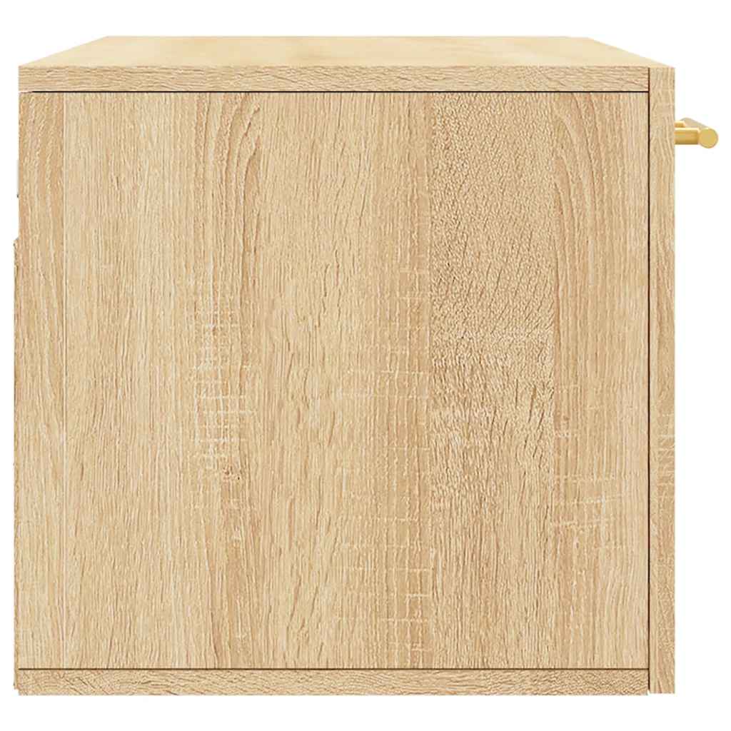 vidaXL Ντουλάπι Τοίχου Sonoma Δρυς 80x36,5x35 εκ. Επεξεργασμένο Ξύλο