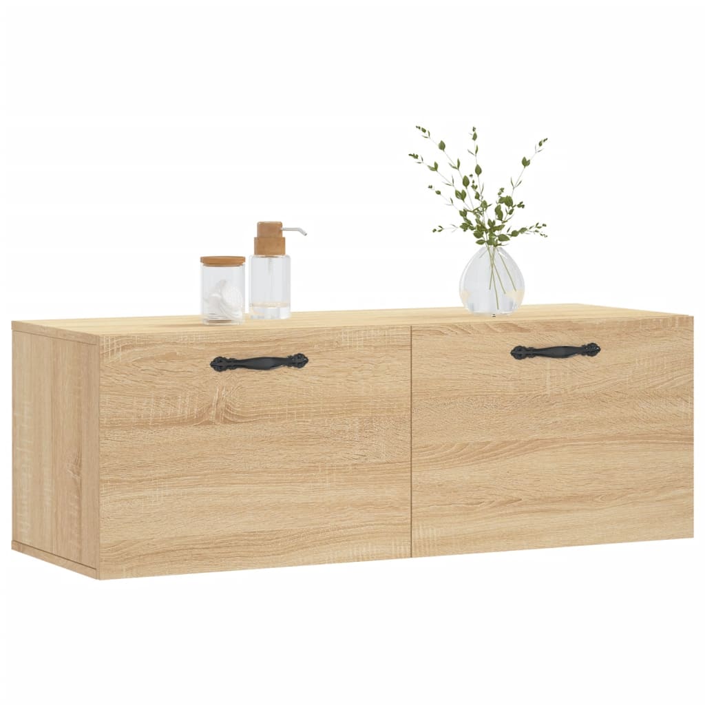 vidaXL Ντουλάπι Τοίχου Sonoma Δρυς 100 x 36,5 x 35 εκ. Επεξεργ. Ξύλο