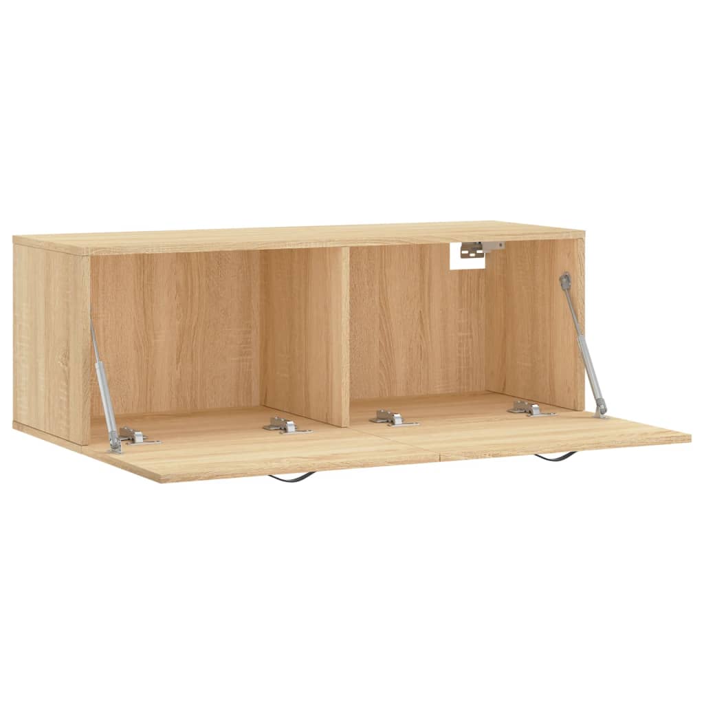 vidaXL Ντουλάπι Τοίχου Sonoma Δρυς 100 x 36,5 x 35 εκ. Επεξεργ. Ξύλο