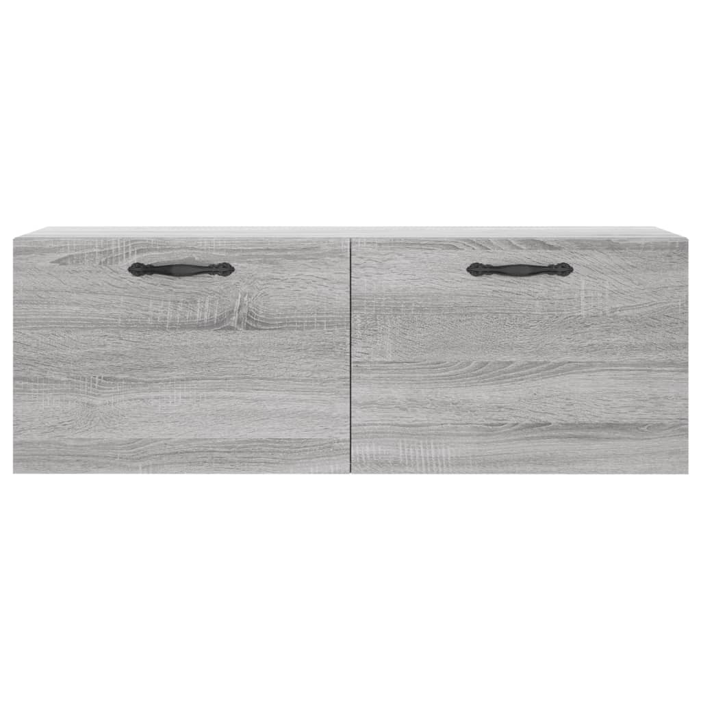 vidaXL Ντουλάπι Τοίχου Γκρι Sonoma 100x36,5x35 εκ. Επεξεργασμένο Ξύλο