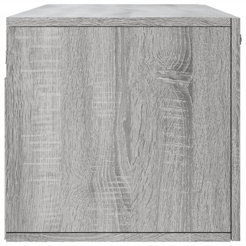 vidaXL Ντουλάπι Τοίχου Γκρι Sonoma 100x36,5x35 εκ. Επεξεργασμένο Ξύλο