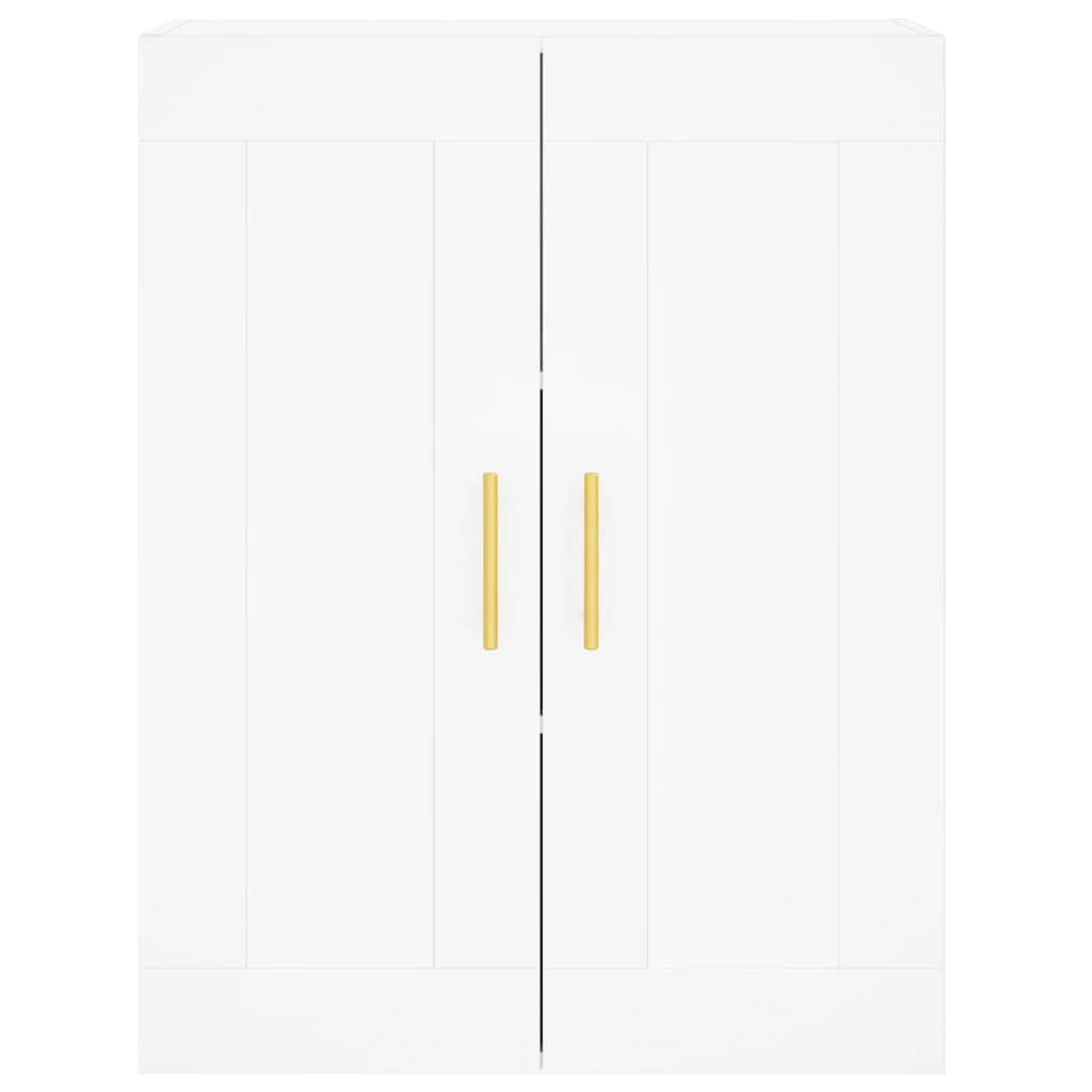 vidaXL Ντουλάπι Τοίχου Λευκό 69,5 x 34 x 90 εκ. από Επεξεργασμένο Ξύλο