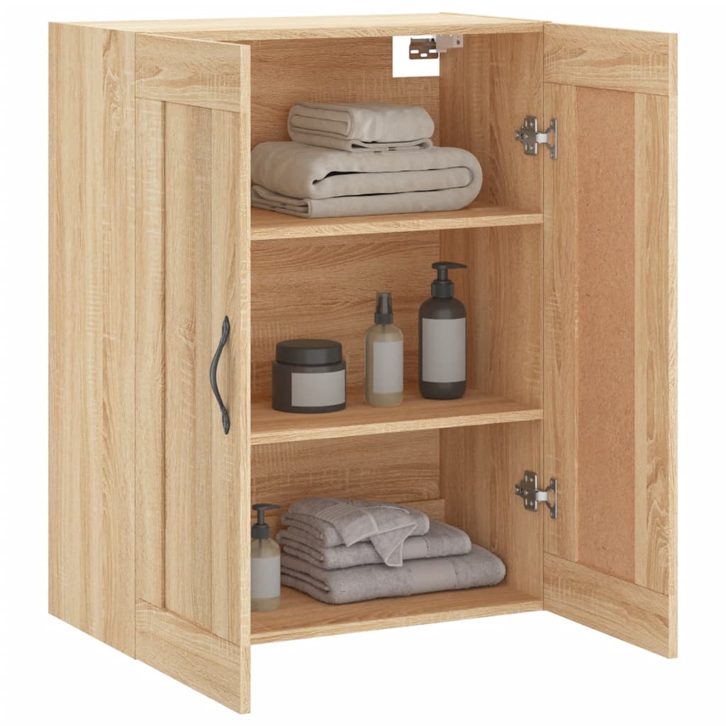 vidaXL Ντουλάπι Επιτοίχιο Sonoma Δρυς 69,5 x 34 x 90 εκ. Επεξεργ. Ξύλο