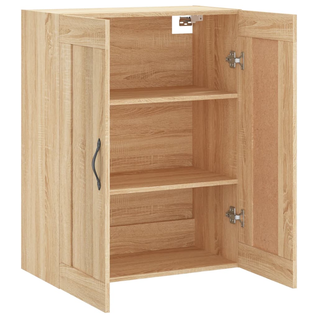 vidaXL Ντουλάπι Επιτοίχιο Sonoma Δρυς 69,5 x 34 x 90 εκ. Επεξεργ. Ξύλο