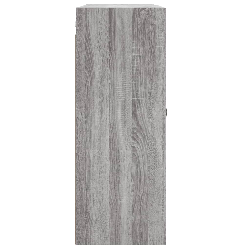 vidaXL Ντουλάπι Επιτοίχιο Γκρι Sonoma 69,5 x 34 x 90 εκ. Επεξεργ. Ξύλο