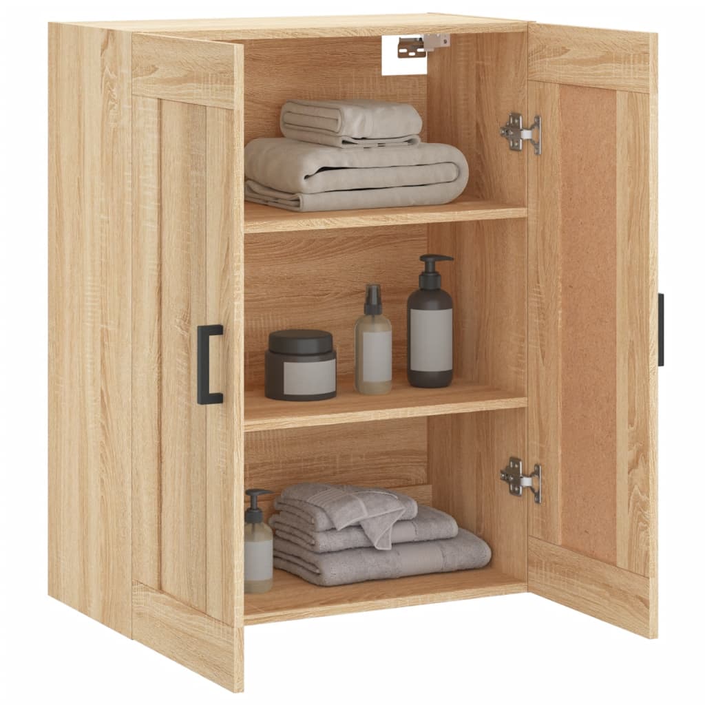 vidaXL Ντουλάπι Επιτοίχιο Sonoma Δρυς 69,5 x 34 x 90 εκ. Επεξεργ. Ξύλο