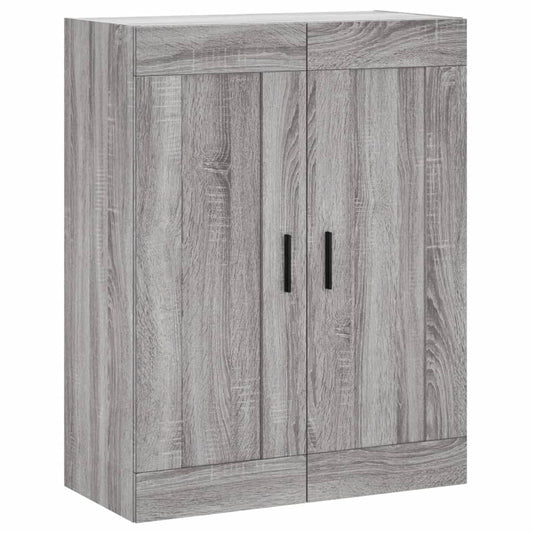 vidaXL Ντουλάπι Επιτοίχιο Γκρι Sonoma 69,5 x 34 x 90 εκ. Επεξεργ. Ξύλο