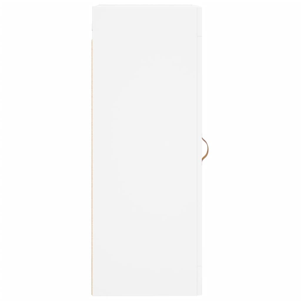 vidaXL Ντουλάπι Τοίχου Λευκό 34,5 x 34 x 90 εκ. από Επεξεργασμένο Ξύλο
