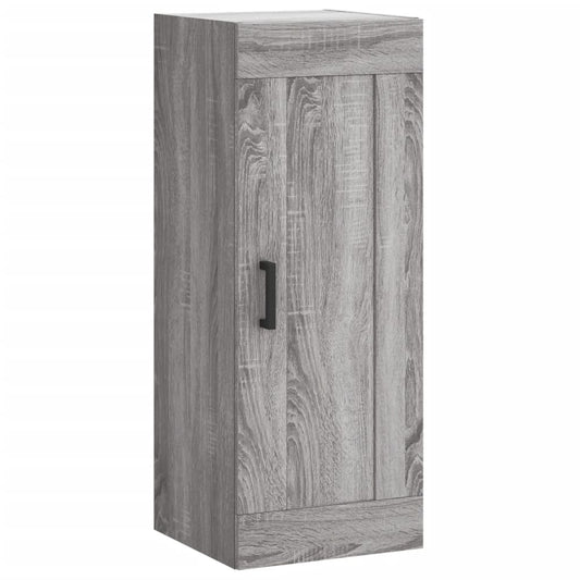 vidaXL Ντουλάπι Τοίχου Γκρι Sonoma 34,5 x 34 x 90 εκ. Επεξεργ. Ξύλο