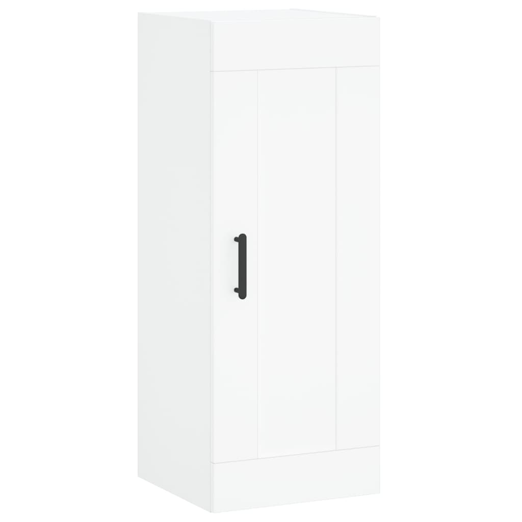 vidaXL Ντουλάπι Τοίχου Λευκό 34,5 x 34 x 90 εκ. από Επεξεργασμένο Ξύλο
