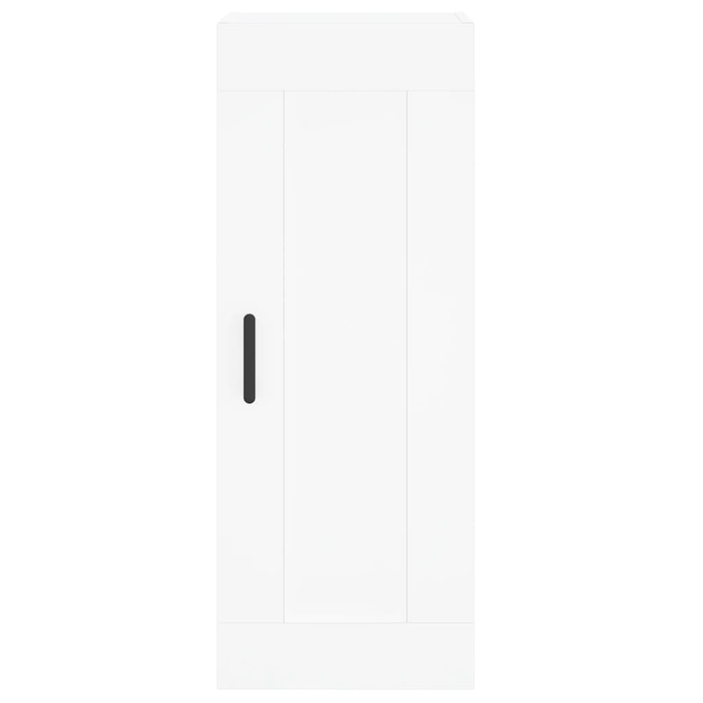 vidaXL Ντουλάπι Τοίχου Λευκό 34,5 x 34 x 90 εκ. από Επεξεργασμένο Ξύλο