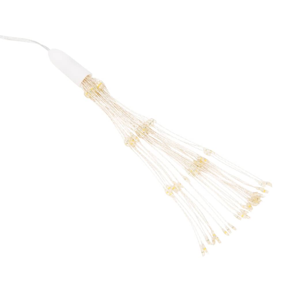 vidaXL Φωτάκια Χριστουγεννιάτικα 2 τεμ. 140 LED Πολύχρωμα 17 εκ.