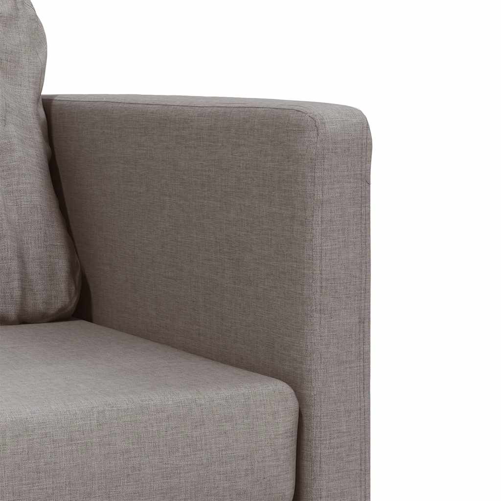 vidaXL Καναπές-Κρεβάτι Δαπέδου 2 σε 1 Taupe 112x174x55 εκ. Ύφασμα