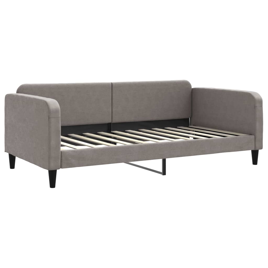 vidaXL Καναπές Κρεβάτι Taupe 100 x 200 εκ. Υφασμάτινος
