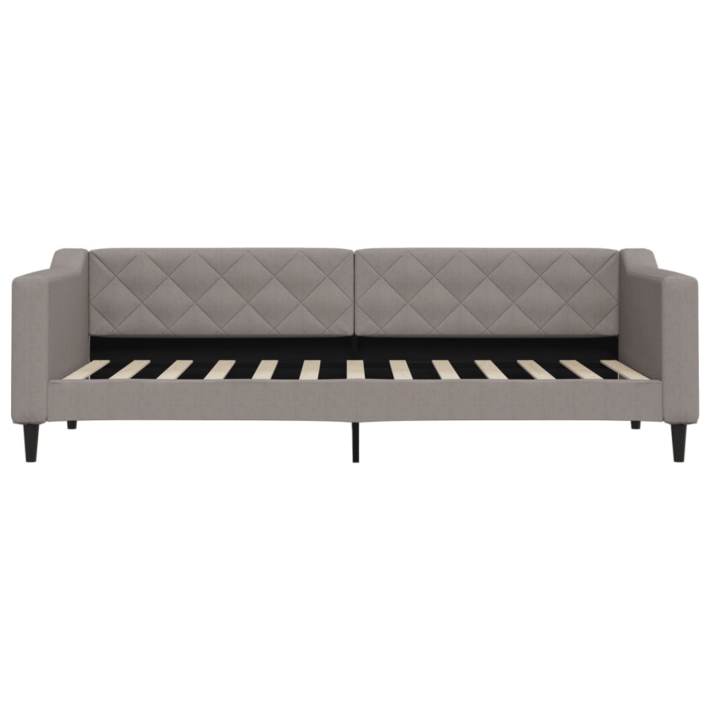 vidaXL Καναπές Κρεβάτι Taupe 80 x 200 εκ. Υφασμάτινος