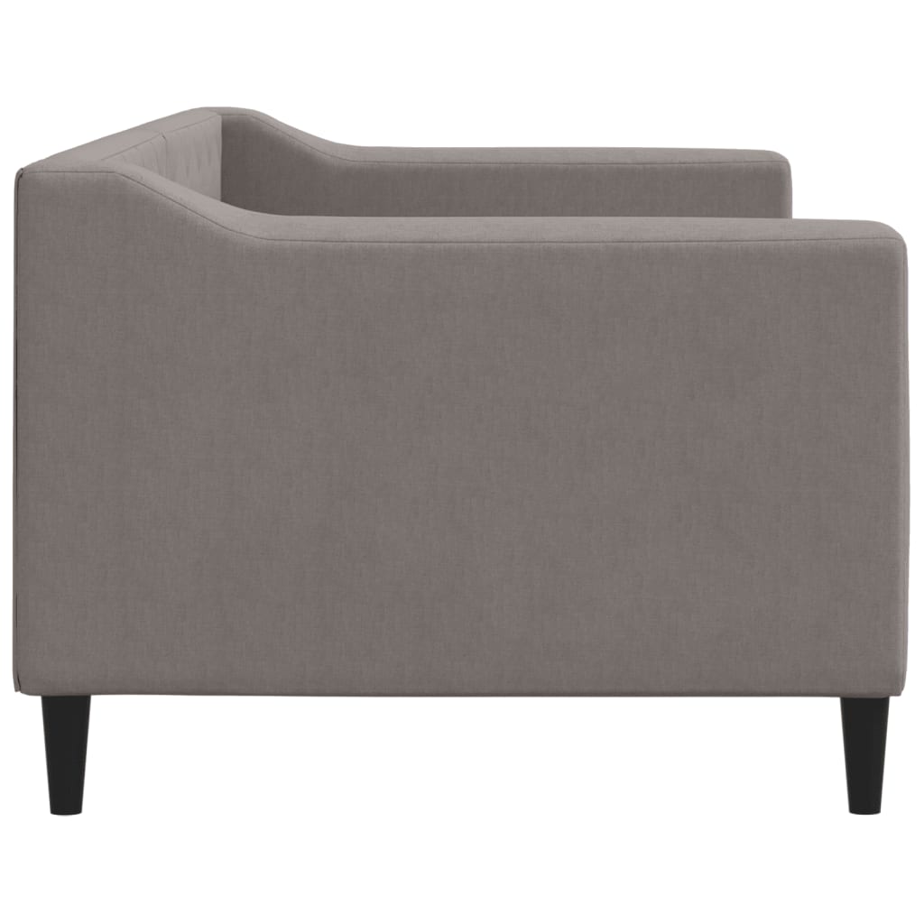 vidaXL Καναπές Κρεβάτι Taupe 80 x 200 εκ. Υφασμάτινος
