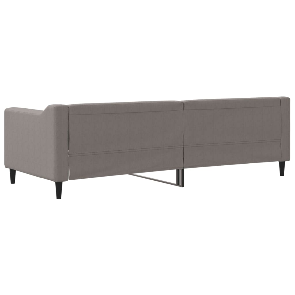 vidaXL Καναπές Κρεβάτι Taupe 80 x 200 εκ. Υφασμάτινος