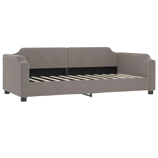 vidaXL Καναπές Κρεβάτι Taupe 80 x 200 εκ. Υφασμάτινος
