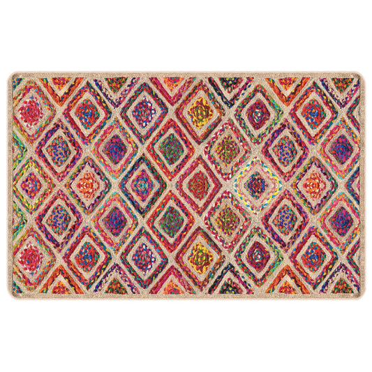 vidaXL Χαλί Πλενόμενο Αντιολισθητικό Πολύχρωμο 190x300 εκ.