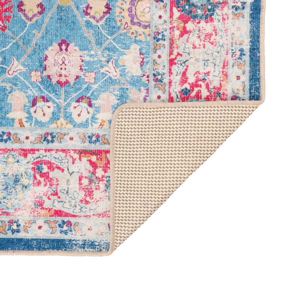 vidaXL Χαλί Πλενόμενο Αντιολισθητικό Πολύχρωμο 80 x 150 εκ.