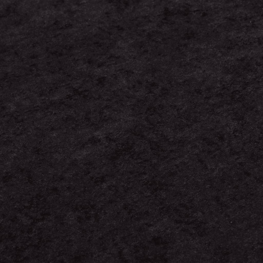 vidaXL Χαλί Πλενόμενο Αντιολισθητικό Ανθρακί Ø 200 εκ.