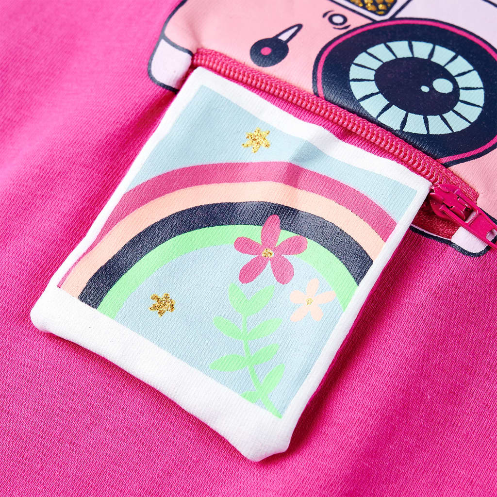 Μπλουζάκι Παιδικό Σκούρο Ροζ 116