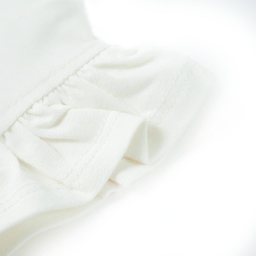 Μπλουζάκι Παιδικό με Βολάν Μανίκια Λευκό 92