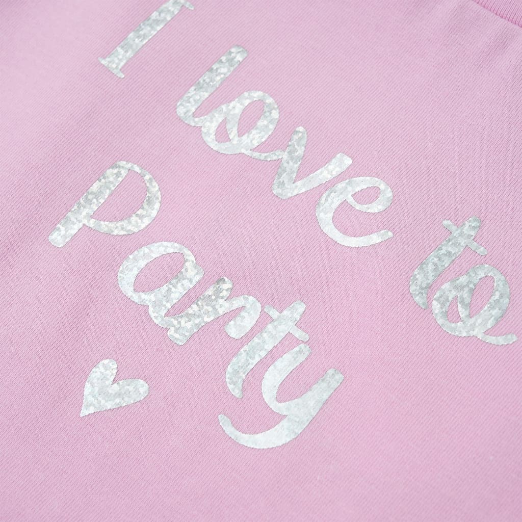 Μπλουζάκι Παιδικό με Βολάν Μανίκια Λιλά 104