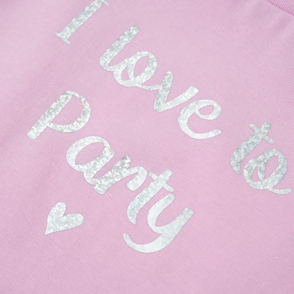 Μπλουζάκι Παιδικό με Βολάν Μανίκια Λιλά 128