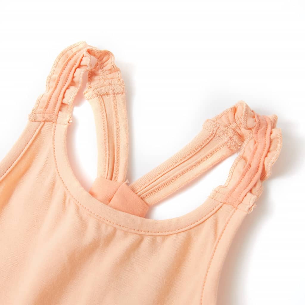 Αμάνικο Μπλουζάκι Παιδικό Ανοιχτό Πορτοκαλί 92