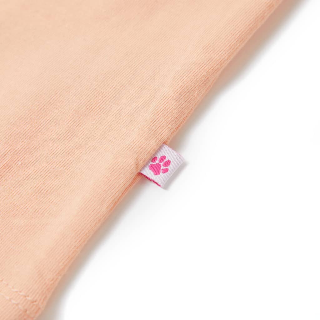 Αμάνικο Μπλουζάκι Παιδικό Ανοιχτό Πορτοκαλί 128