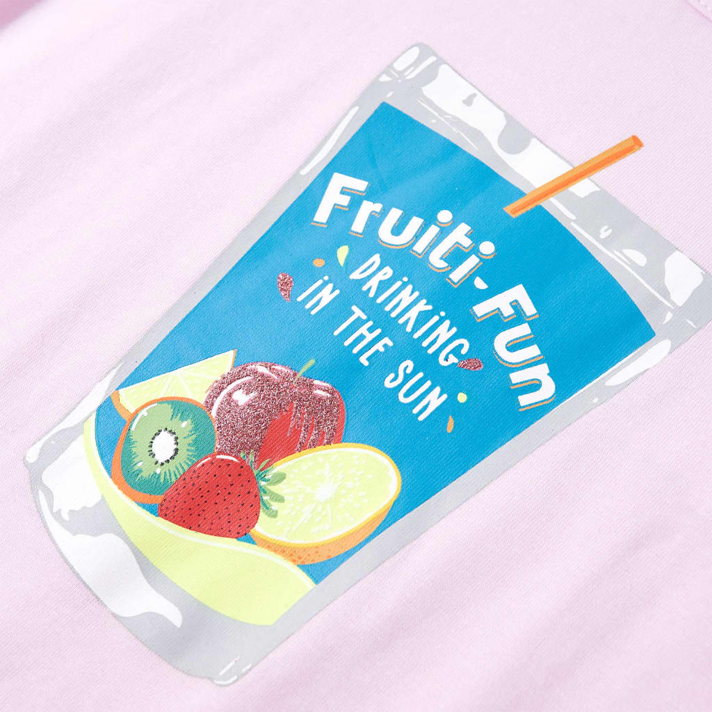 Μπλουζάκι Παιδικό Απαλό Ροζ 104