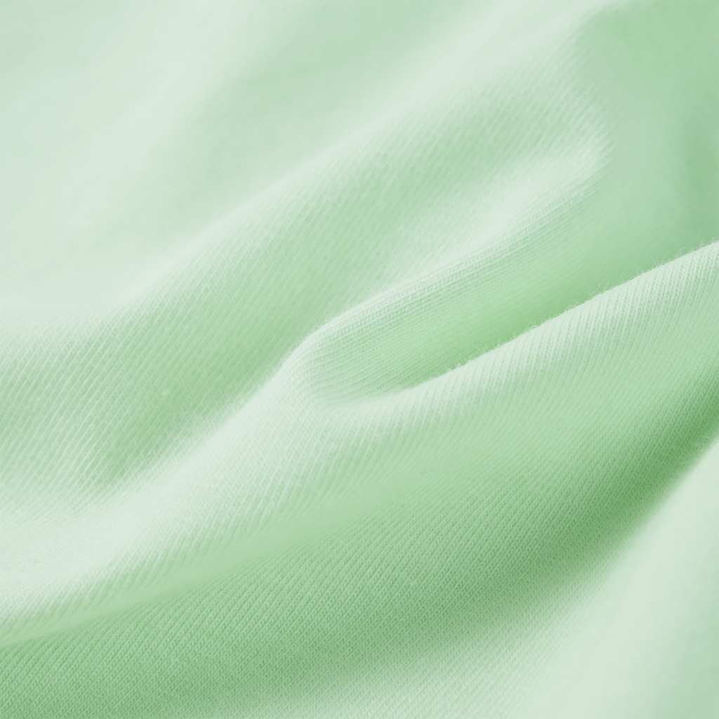 Μπλουζάκι Παιδικό Μανίκια με Βολάν Απαλό Πράσινο 104