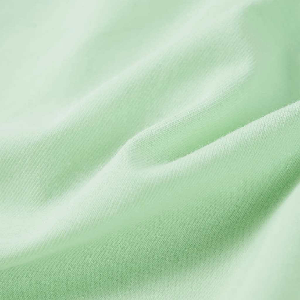 Μπλουζάκι Παιδικό Μανίκια με Βολάν Απαλό Πράσινο 116