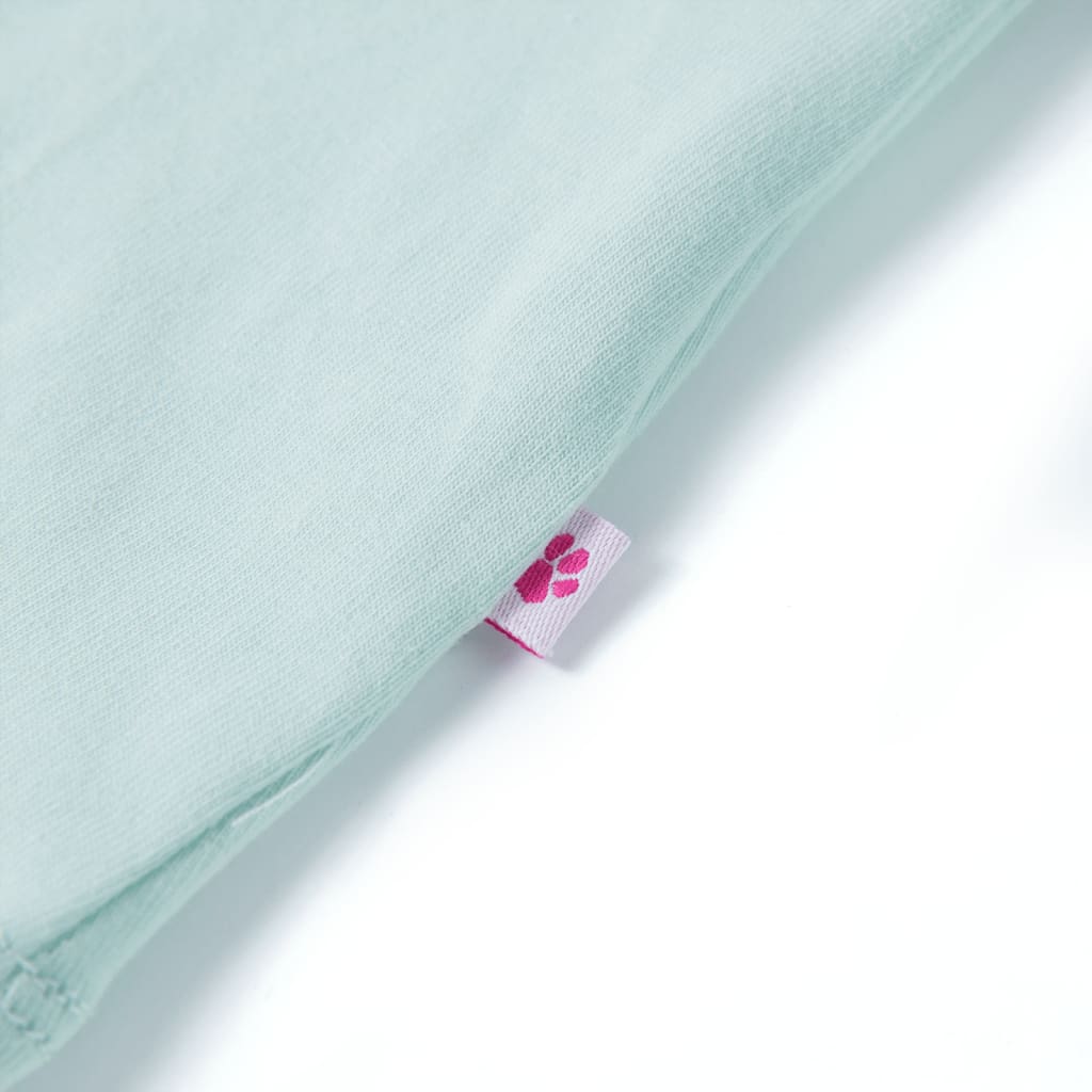 Αμάνικο Μπλουζάκι Παιδικό Σχέδιο Μονόκερος Ανοιχτό Χρώμα Μέντας 104