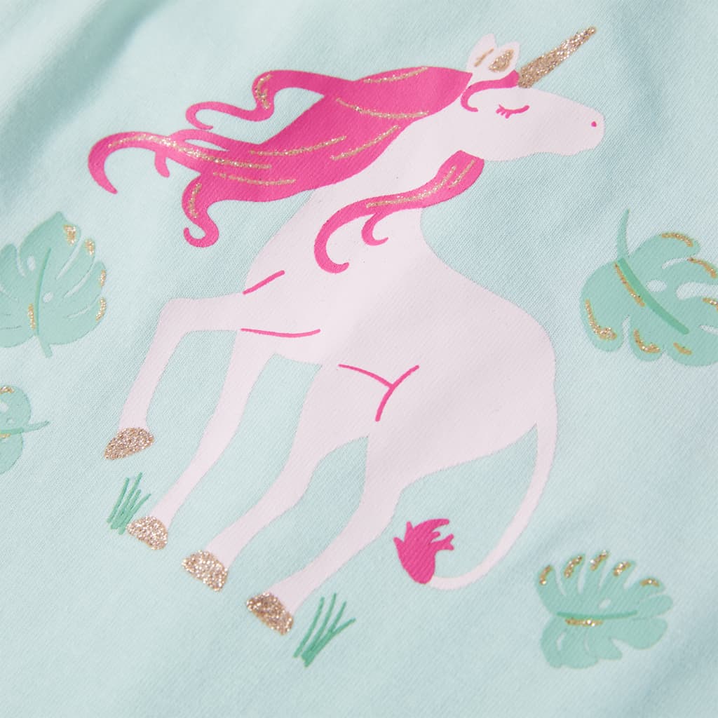 Αμάνικο Μπλουζάκι Παιδικό Ανοιχτό Χρώμα Μέντας 140