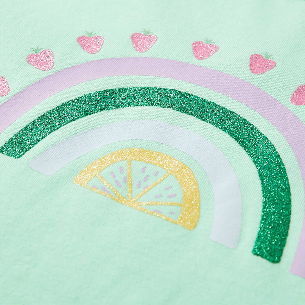 Μπλουζάκι Παιδικό Έντονο Πράσινο 104